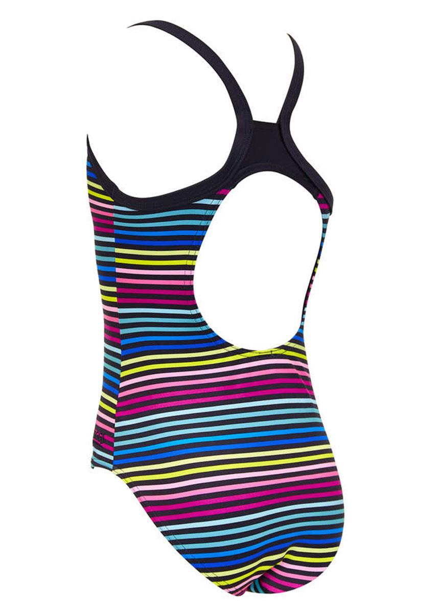Zoggs Girl's Flower Tribe Strikeback Swimsuit - Multi