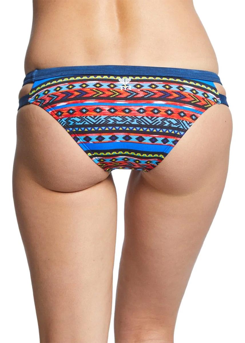 TYR Santa Fe Mini Bikini Bottoms - Black/Multi