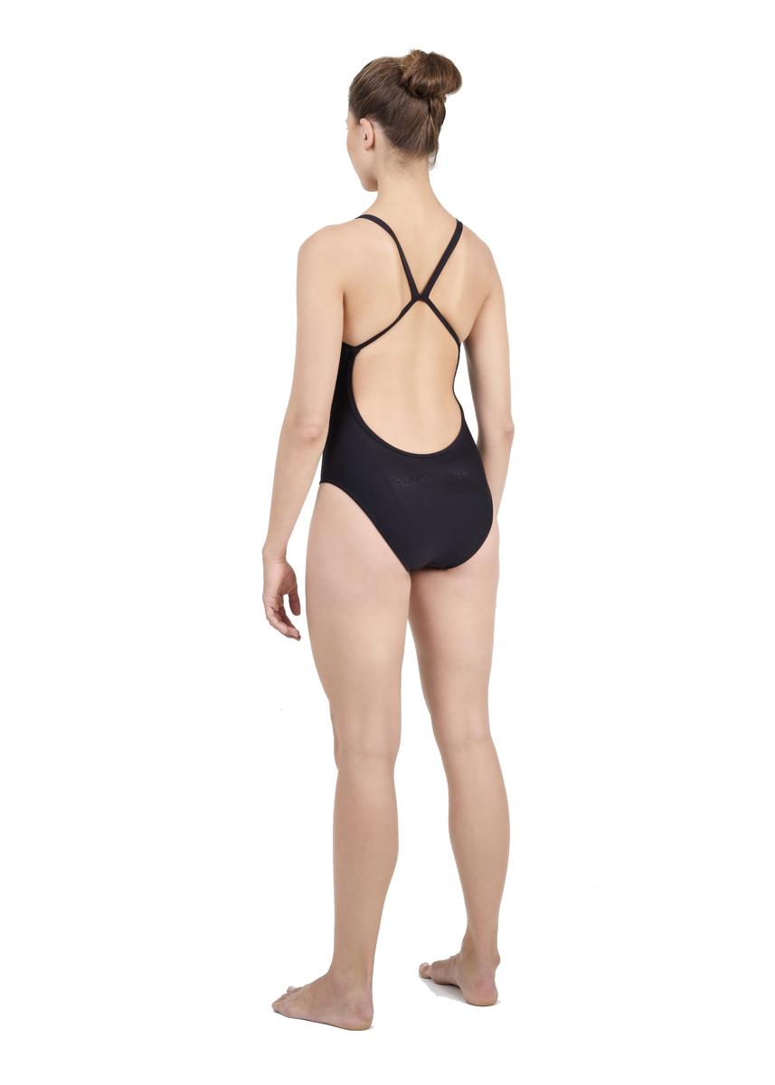 Aqua Sphere Women's Essentials Wide Back Swimsuit - Black