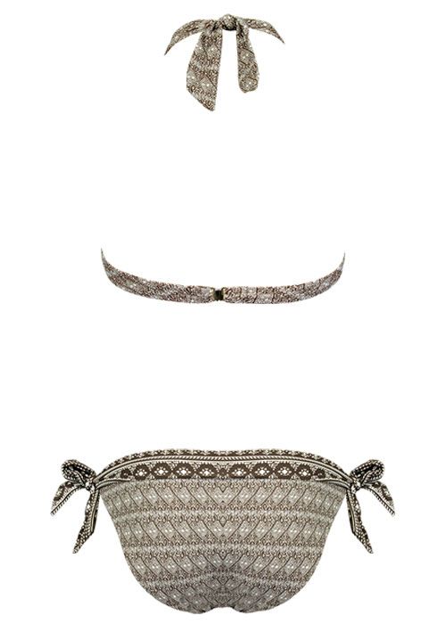 Melie & Madeleine Vesna Swim Bikini - Brown / White 