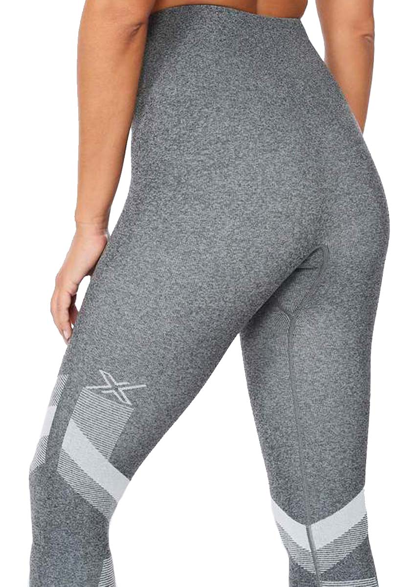 2XU Women's Motion Tech Tights - Grey Marle