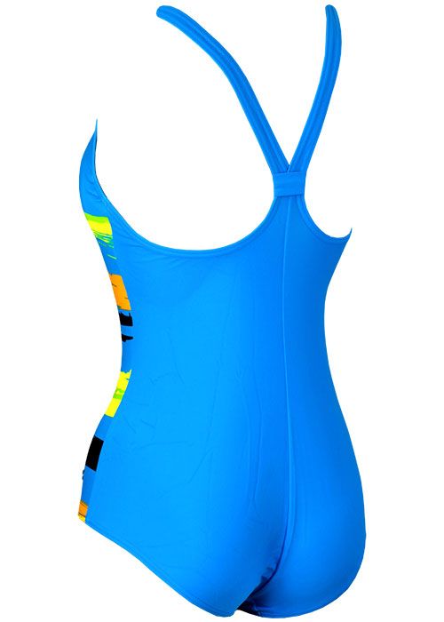 Yingfa 1377-2 Stripe Swimsuit Blue/Yellow